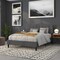 Flash Furniture Cambridge Headboard, Queen, Gray Fabric HG-HB1708-Q-DG-GG - alternate 3